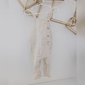 Zara overalls size 9 to 12 months in cream